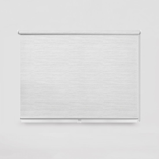 Living Project 22-2 Cologne Λευκό Roller Blind Φυσικής Υφής Αδιαφανές Π100xΥ100