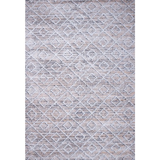 Shaggy χαλί Vesna 8496/110 μπεζ εκρού ρομβάκια - 2,30x2,80 Colore Colori Shaggy χαλί Vesna 8496/110 μπεζ εκρού ρομβάκια - 2,30x2,80 Colore Colori