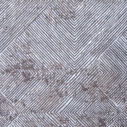 Γραμμικό χαλί γκρι μπεζ Ostia 7100/976 -  ΡΟΤΟΝΤΑ  2x2 Colore Colori