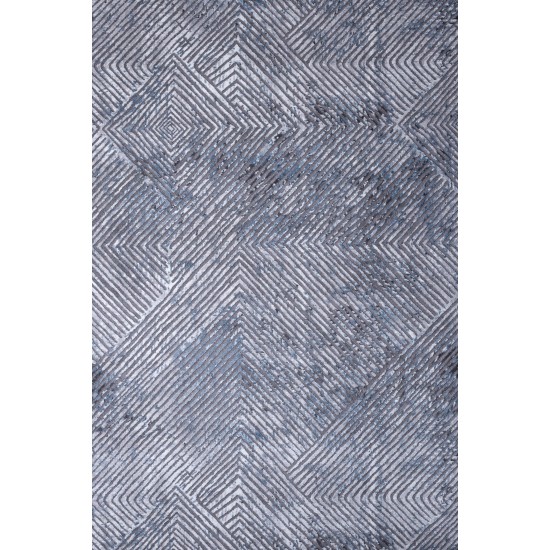 Γραμμικό χαλί γκρι μπλε Ostia 7100/953 - 2,50x3 Colore Colori Γραμμικό χαλί γκρι μπλε Ostia 7100/953 - 2,50x3 Colore Colori