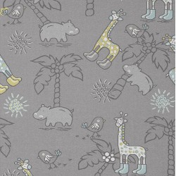 Γκρι παιδικό χαλί καμηλοπαρδάλεις Diamond Kids 5627/95 - 3x4 Colore Colori
