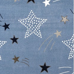 Μπλε παιδικό χαλί αστέρια Diamond Kids 5302/035 - 2,00x2,90 Colore Colori