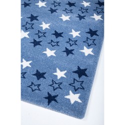 Παιδικό χαλί Diamond kids 8469/330 ραφ μπλε αστεράκια - 2,00x2,90 Colore Colori