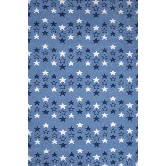 Παιδικό χαλί Diamond kids 8469/330 ραφ μπλε αστεράκια - 2,00x2,90 Colore Colori Παιδικό χαλί Diamond kids 8469/330 ραφ μπλε αστεράκια - 2,00x2,90 Colore Colori