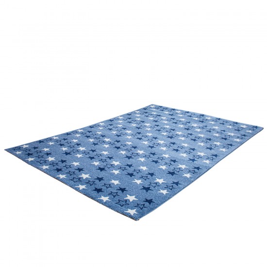 Παιδικό χαλί Diamond kids 8469/330 ραφ μπλε αστεράκια - 2,20x3,20 Colore Colori Παιδικό χαλί Diamond kids 8469/330 ραφ μπλε αστεράκια - 2,20x3,20 Colore Colori