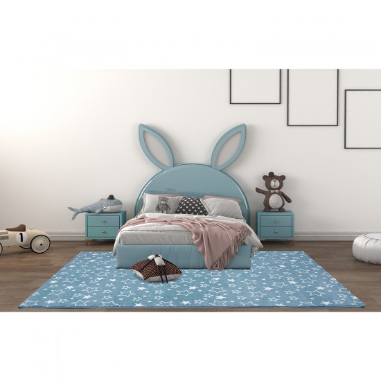 Παιδικό χαλί Diamond kids 8468/231 πετρόλ αστεράκια - 2,00x2,50 Colore Colori Παιδικό χαλί Diamond kids 8468/231 πετρόλ αστεράκια - 2,00x2,50 Colore Colori