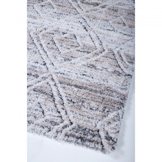 Shaggy χαλί Vesna 8497/111 γκρι εκρού έθνικ ρόμβοι - 2,10x3,10 Colore Colori Shaggy χαλί Vesna 8497/111 γκρι εκρού έθνικ ρόμβοι - 2,10x3,10 Colore Colori
