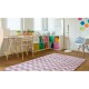 Shaggy παιδικό χαλί Cocoon 8396/55 ροζ με ζικ ζακ ρίγες - 3x4 Colore Colori Shaggy παιδικό χαλί Cocoon 8396/55 ροζ με ζικ ζακ ρίγες - 3x4 Colore Colori