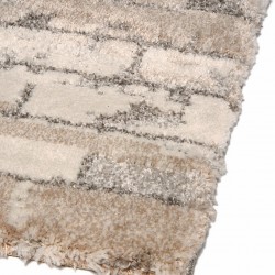 Μοντέρνο χαλί γκρι μπεζ Akina 5638/957 -  ΡΟΤΟΝΤΑ  2x2 Colore Colori