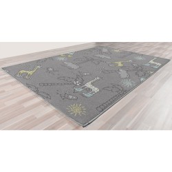 Γκρι παιδικό χαλί καμηλοπαρδάλεις Diamond Kids 5627/95 - 2,00x2,50 Colore Colori
