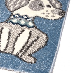 Μπλε παιδικό χαλί σκυλάκια Diamond Kids 5306/35 - 2,10x2,70 Colore Colori