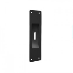 Convex 155 Ματ Μαύρο Χούφτα Συρόμενης Πόρτας για κλειδαριά