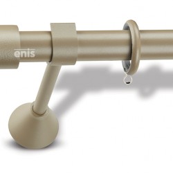 Domus Enis  Μεταλλικό Κουρτινόξυλο Φ25mm Πίνδος Μονό 160cm Παστέλ No13/5170