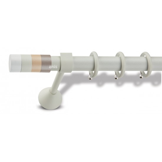 Domus Μεταλλικό Κουρτινόξυλο Φ25mm Chic 3032 Μονό 160cm No30 Πάγος Domus Μεταλλικό Κουρτινόξυλο Φ25mm Chic 3032 Μονό 160cm No30 Πάγος