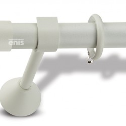 Domus Enis Μεταλλικό Κουρτινόξυλο  Φ25mm Απόλλωνας 160cm Νο30 Πάγος 