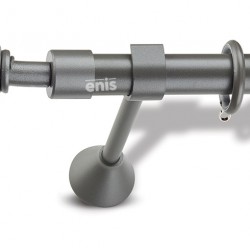 Domus Enis  Μεταλλικό Κουρτινόξυλο Φ25mm Κεδρός Μονό 160cm Color No24/5020