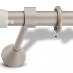 Domus Μεταλλικό Κουρτινόξυλο  Φ25mm Chic 3010 Μονό 160cm No29/5090