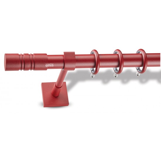 Domus Μεταλλικό Κουρτινόξυλο Φ25mm Ισμήνη Μονό 160cm No55/8040 Domus Μεταλλικό Κουρτινόξυλο Φ25mm Ισμήνη Μονό 160cm No55/8040