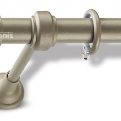 Domus Enis  Μεταλλικό Κουρτινόξυλο Φ25mm Queen Μονό 160cm Color No18/5180