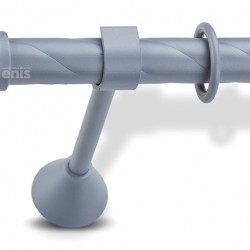 Domus Enis  Μεταλλικό Κουρτινόξυλο Φ25mm Λέσβος Μονό 160cm Color No42/5100