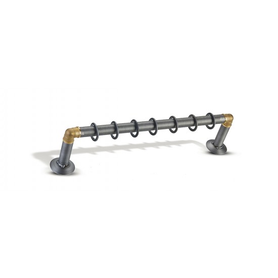 Domus Enis Μεταλλικό Κουρτινόξυλο Φ25mm Γωνία p82-9335-4 Μονό 160cm Βιομηχανικό/Ορέχαλκος Domus Enis Μεταλλικό Κουρτινόξυλο Φ25mm Γωνία p82-9335-4 Μονό 160cm Βιομηχανικό/Ορέχαλκος