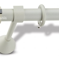 Domus Enis Μεταλλικό Κουρτινόξυλο  Φ25mm Οριζόντιο 160cm Νο30 Πάγος 