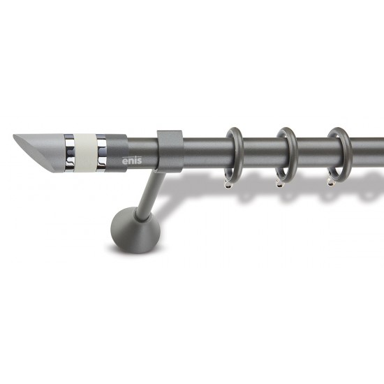 Domus Μεταλλικό Κουρτινόξυλο Φ25mm Chic 3021 Μονό 160cm No24/5020 Domus Μεταλλικό Κουρτινόξυλο Φ25mm Chic 3021 Μονό 160cm No24/5020