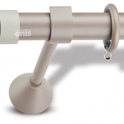 Domus Μεταλλικό Κουρτινόξυλο Φ25mm Chic 3011 Μονό 160cm No29/5090