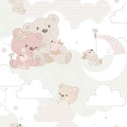 Christiana Masi - Mondo Baby Cute Bears 13038 Ταπετσαρία τοίχου 0.53m x 10.05m