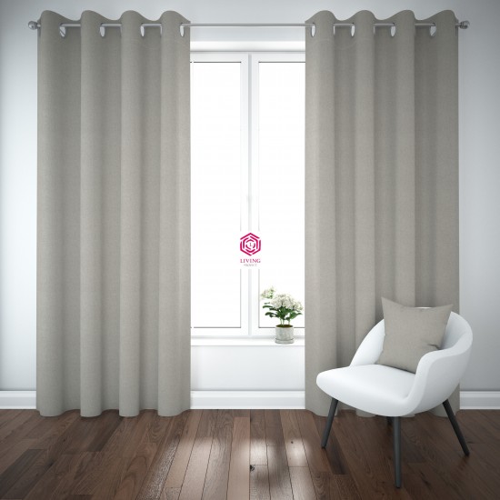 Living Project Έτοιμη Κουρτίνα Sakura 2-006150 Γάζα 150X270εκ. Natural