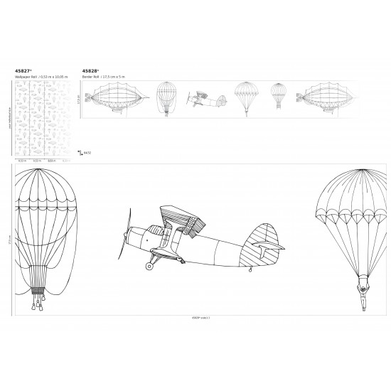 Marburg - Kids Walls 45828 Μπορντούρα τοίχου 500 x 175cm