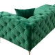 Καναπές 3θέσιος PWF-0579 pakoworld τύπου Chesterfield ύφασμα πράσινο 237x90x73εκ Καναπές 3θέσιος PWF-0579 pakoworld τύπου Chesterfield ύφασμα πράσινο 237x90x73εκ
