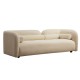 Καναπές 3θέσιος Tranquil pakoworld ύφασμα μπουκλέ κρεμ 228x90x74εκ Καναπές 3θέσιος Tranquil pakoworld ύφασμα μπουκλέ κρεμ 228x90x74εκ