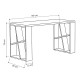 Γραφείο Honey pakoworld χρώμα λευκό - light oak 140x60x75εκ Γραφείο Honey pakoworld χρώμα λευκό - light oak 140x60x75εκ
