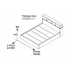 Κρεβάτι διπλό OLYMPUS pakoworld χρώμα castillo-toro 160x200εκ Κρεβάτι διπλό OLYMPUS pakoworld χρώμα castillo-toro 160x200εκ