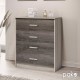 Συρταριέρα OLYMPUS pakoworld με 4 συρτάρια χρώμα castillo-toro 80x40x95εκ Συρταριέρα OLYMPUS pakoworld με 4 συρτάρια χρώμα castillo-toro 80x40x95εκ