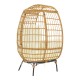 Πολυθρόνα Frox pakoworld wicker rattan φυσικό-μεταλλικό φυσικό-μαύρο πόδι-μπεζ μαξιλάρι 96x76x145εκ Πολυθρόνα Frox pakoworld wicker rattan φυσικό-μεταλλικό φυσικό-μαύρο πόδι-μπεζ μαξιλάρι 96x76x145εκ
