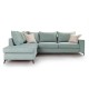 Γωνιακός καναπές δεξιά γωνία Romantic pakoworld ύφασμα Ciel-Cream 290x235x95εκ Γωνιακός καναπές δεξιά γωνία Romantic pakoworld ύφασμα Ciel-Cream 290x235x95εκ