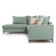 Γωνιακός καναπές δεξιά γωνία Romantic pakoworld ύφασμα Ciel-Cream 290x235x95εκ Γωνιακός καναπές δεξιά γωνία Romantic pakoworld ύφασμα Ciel-Cream 290x235x95εκ