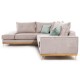 Γωνιακός καναπές δεξιά γωνία Luxury II pakoworld ύφασμα elephant-ciel 290x235x95εκ Γωνιακός καναπές δεξιά γωνία Luxury II pakoworld ύφασμα elephant-ciel 290x235x95εκ