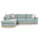 Γωνιακός καναπές δεξιά γωνία Boston pakoworld ύφασμα ciel-cream 280x225x90εκ Γωνιακός καναπές δεξιά γωνία Boston pakoworld ύφασμα ciel-cream 280x225x90εκ
