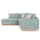 Γωνιακός καναπές δεξιά γωνία Boston pakoworld ύφασμα ciel-cream 280x225x90εκ Γωνιακός καναπές δεξιά γωνία Boston pakoworld ύφασμα ciel-cream 280x225x90εκ