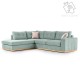Γωνιακός καναπές δεξιά γωνία Boston pakoworld ύφασμα ciel-cream 280x225x90εκ Γωνιακός καναπές δεξιά γωνία Boston pakoworld ύφασμα ciel-cream 280x225x90εκ