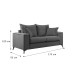 Καναπές Verona 2θέσιος cream - μαξιλάρια mocha 173x93x100εκ Καναπές Verona 2θέσιος cream - μαξιλάρια mocha 173x93x100εκ