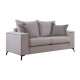 Καναπές Verona 2θέσιος cream - μαξιλάρια mocha 173x93x100εκ Καναπές Verona 2θέσιος cream - μαξιλάρια mocha 173x93x100εκ