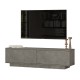 Έπιπλο τηλεόρασης Zoeva pakoworld γκρι cemento 140x35,5x38εκ Έπιπλο τηλεόρασης Zoeva pakoworld γκρι cemento 140x35,5x38εκ