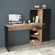 Γραφείο-ραφιέρα Kary pakoworld μαύρο-oak 152,5x40x120εκ Γραφείο-ραφιέρα Kary pakoworld μαύρο-oak 152,5x40x120εκ
