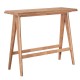 Τραπέζι Bar Winslow pakoworld ξύλο rubberwood ανοικτό καρυδί 120x45x100εκ Τραπέζι Bar Winslow pakoworld ξύλο rubberwood ανοικτό καρυδί 120x45x100εκ