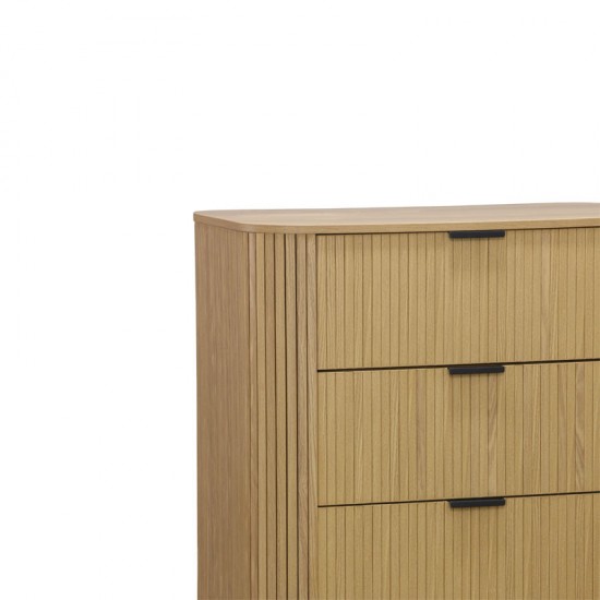 Συρταριέρα Scandi pakoworld με 4 συρτάρια φυσικό 79x46x115εκ Συρταριέρα Scandi pakoworld με 4 συρτάρια φυσικό 79x46x115εκ