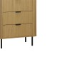 Συρταριέρα Scandi pakoworld με 4 συρτάρια φυσικό 79x46x115εκ Συρταριέρα Scandi pakoworld με 4 συρτάρια φυσικό 79x46x115εκ
